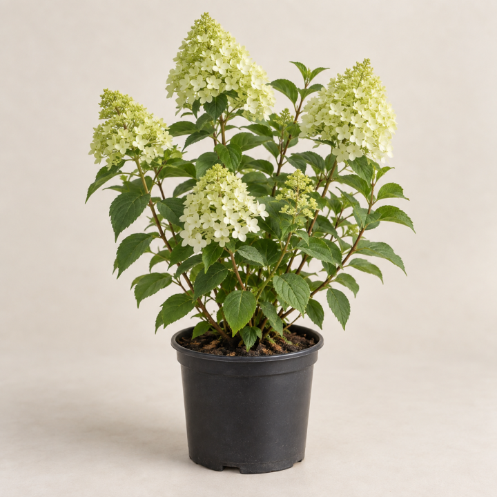 Hortensja bukietowa 'Limelight', C3, wys. 40–60 cm — ilustracja poglądowa AI